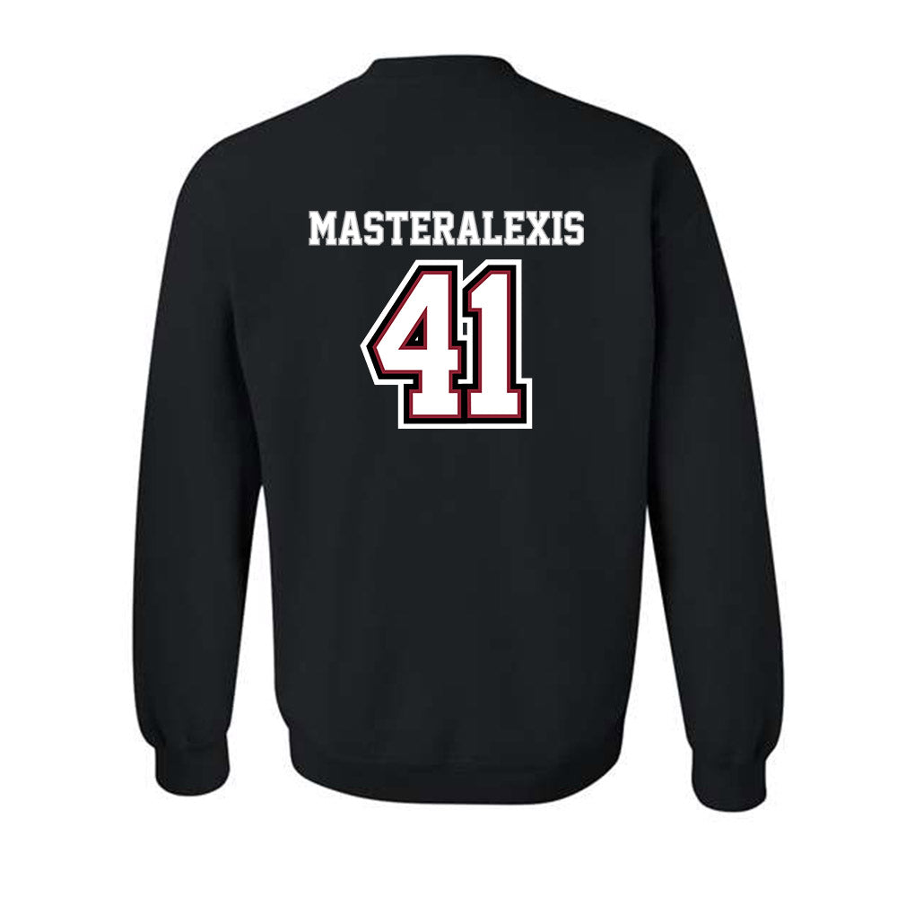 UMass - NCAA Baseball : Justin Masteralexis - Classic Shersey Crewneck Sweatshirt-1