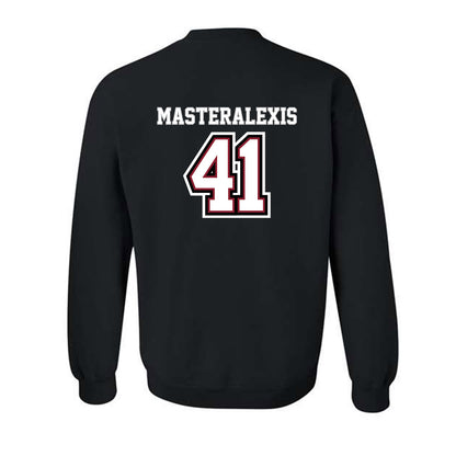 UMass - NCAA Baseball : Justin Masteralexis - Classic Shersey Crewneck Sweatshirt-1