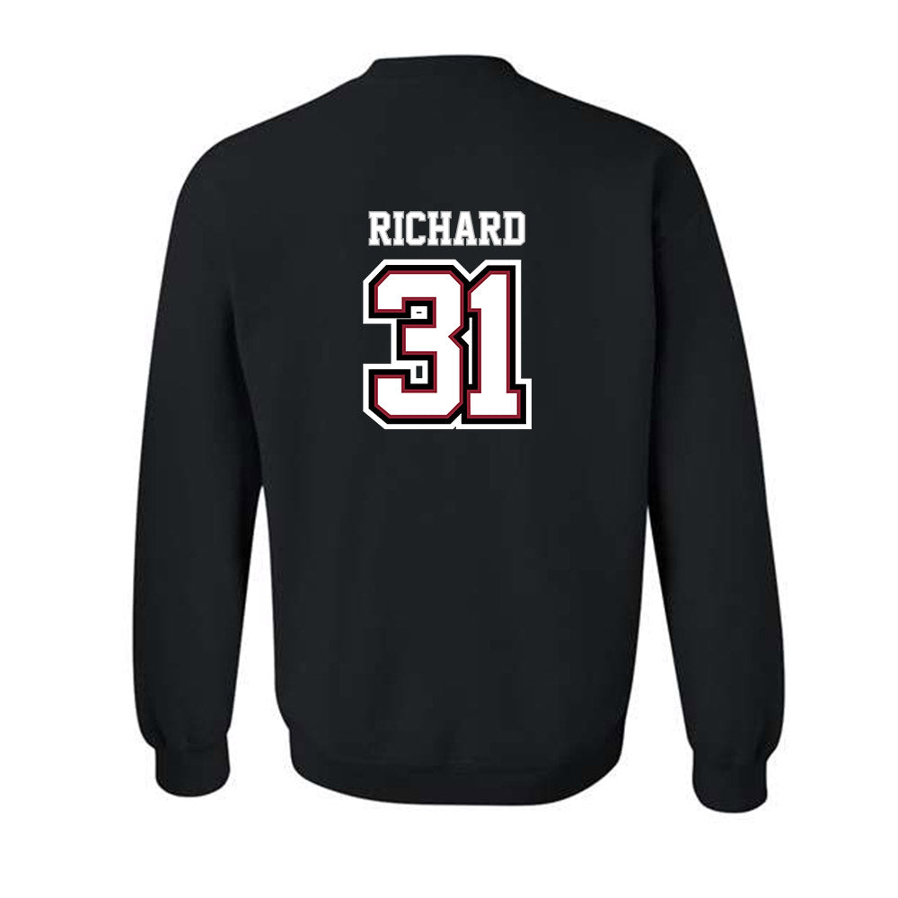 UMass - NCAA Baseball : Jackson Richard - Classic Shersey Crewneck Sweatshirt-1