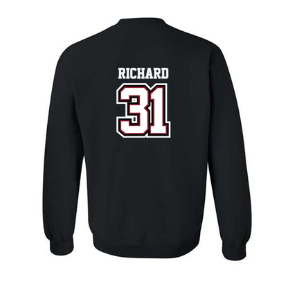 UMass - NCAA Baseball : Jackson Richard - Classic Shersey Crewneck Sweatshirt-1