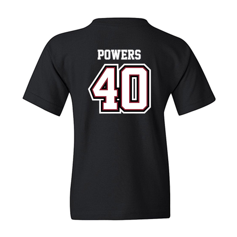UMass - NCAA Baseball : Callen Powers - Classic Shersey Youth T-Shirt-1