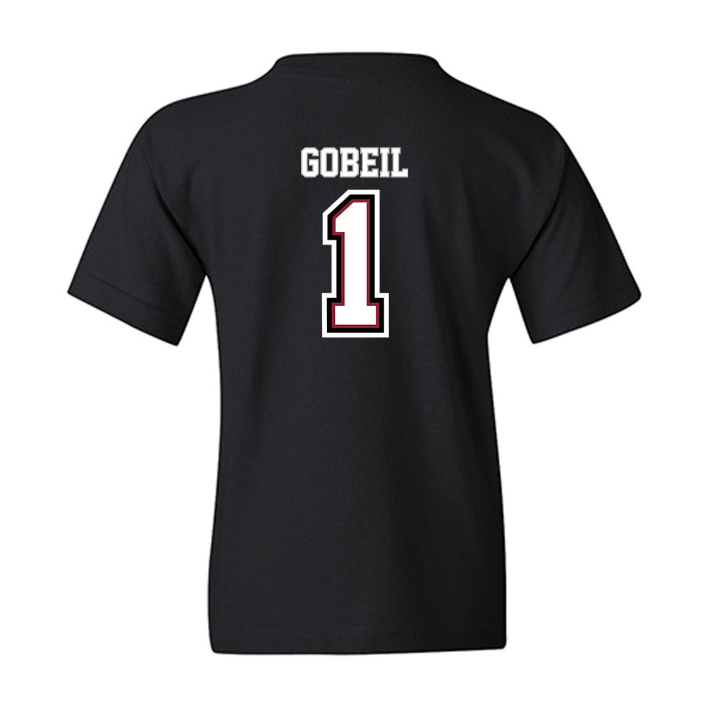 UMass - NCAA Baseball : Dean Gobeil - Classic Shersey Youth T-Shirt-1