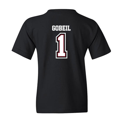 UMass - NCAA Baseball : Dean Gobeil - Classic Shersey Youth T-Shirt-1