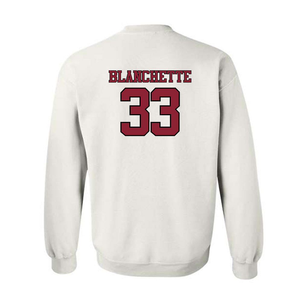 UMass - NCAA Softball : Kelsey Blanchette - Sports Shersey Crewneck Sweatshirt-1
