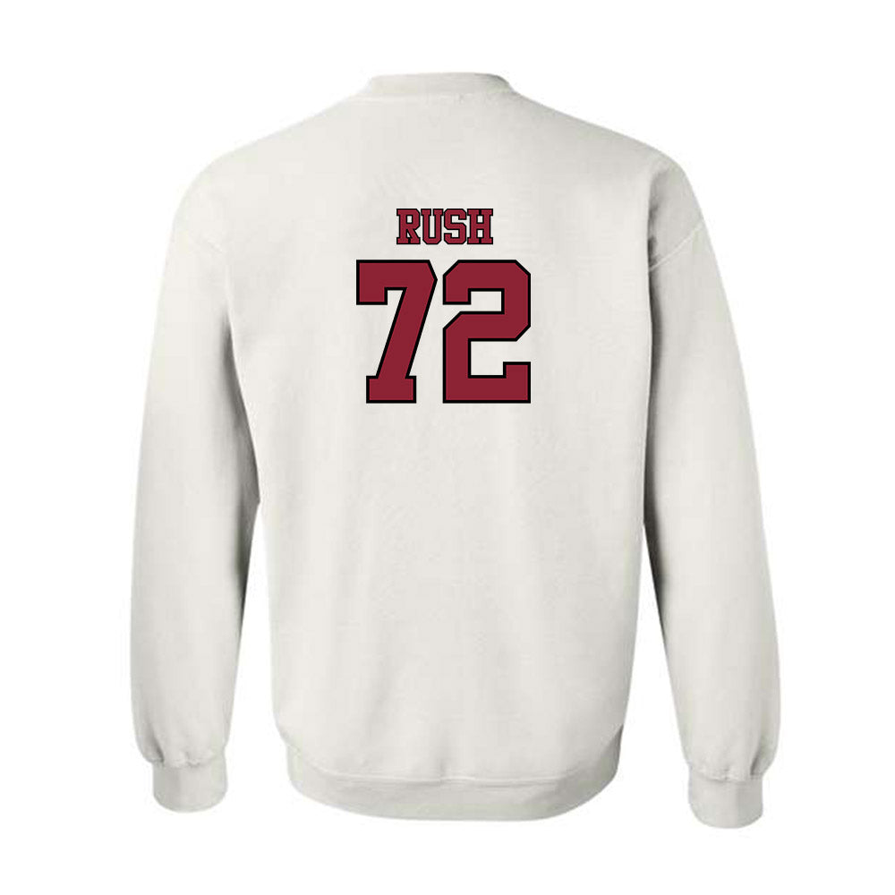 UMass - NCAA Softball : Brenna Rush - Sports Shersey Crewneck Sweatshirt-1