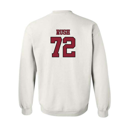 UMass - NCAA Softball : Brenna Rush - Sports Shersey Crewneck Sweatshirt-1