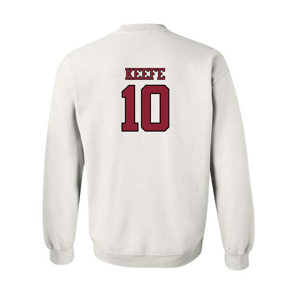UMass - NCAA Softball : Riain Keefe - Sports Shersey Crewneck Sweatshirt-1