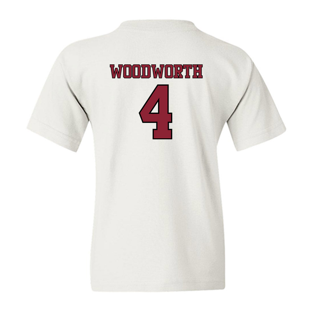 UMass - NCAA Softball : Lily Woodworth - Sports Shersey Youth T-Shirt-1