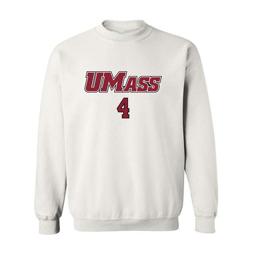 UMass - NCAA Softball : Lily Woodworth - Sports Shersey Crewneck Sweatshirt-0