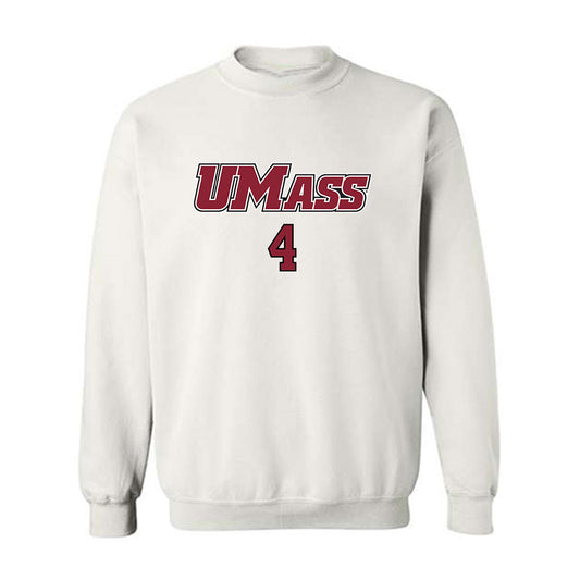 UMass - NCAA Softball : Lily Woodworth - Sports Shersey Crewneck Sweatshirt-0