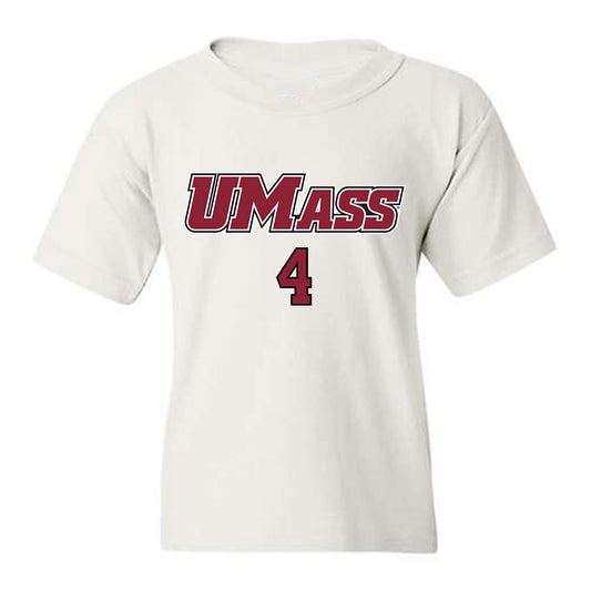 UMass - NCAA Softball : Lily Woodworth - Sports Shersey Youth T-Shirt-0