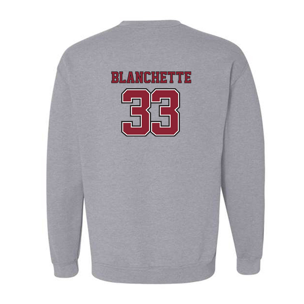 UMass - NCAA Softball : Kelsey Blanchette - Sports Shersey Crewneck Sweatshirt-1