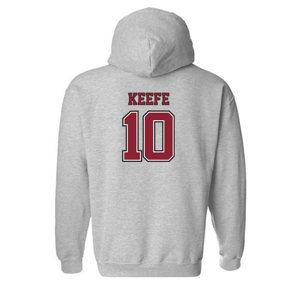 UMass - NCAA Softball : Riain Keefe - Sports Shersey Hooded Sweatshirt-1
