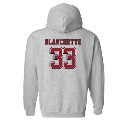 UMass - NCAA Softball : Kelsey Blanchette - Sports Shersey Hooded Sweatshirt-1