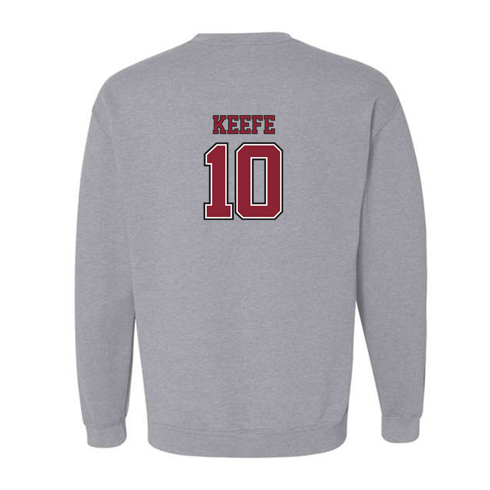 UMass - NCAA Softball : Riain Keefe - Sports Shersey Crewneck Sweatshirt-1