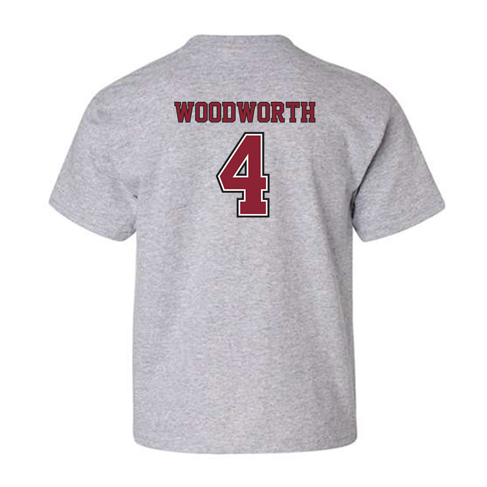 UMass - NCAA Softball : Lily Woodworth - Sports Shersey Youth T-Shirt-1