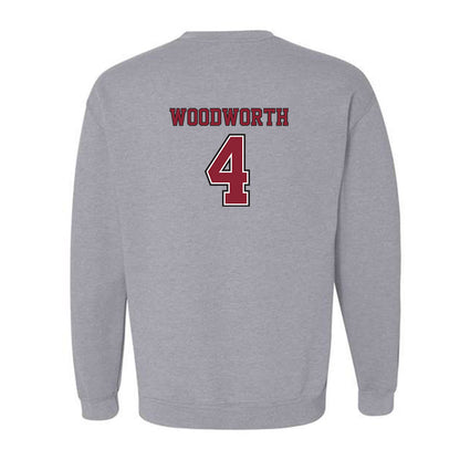 UMass - NCAA Softball : Lily Woodworth - Sports Shersey Crewneck Sweatshirt-1
