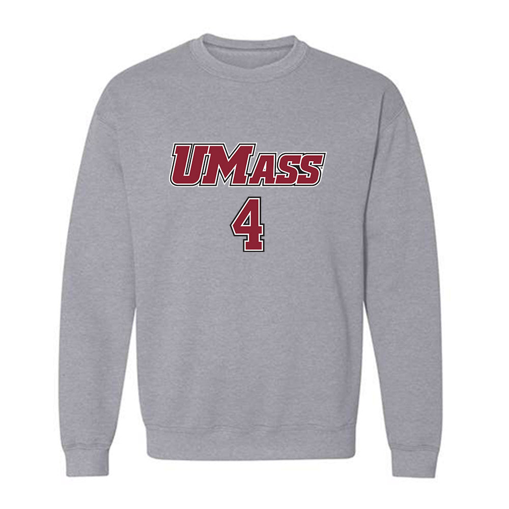 UMass - NCAA Softball : Lily Woodworth - Sports Shersey Crewneck Sweatshirt-0