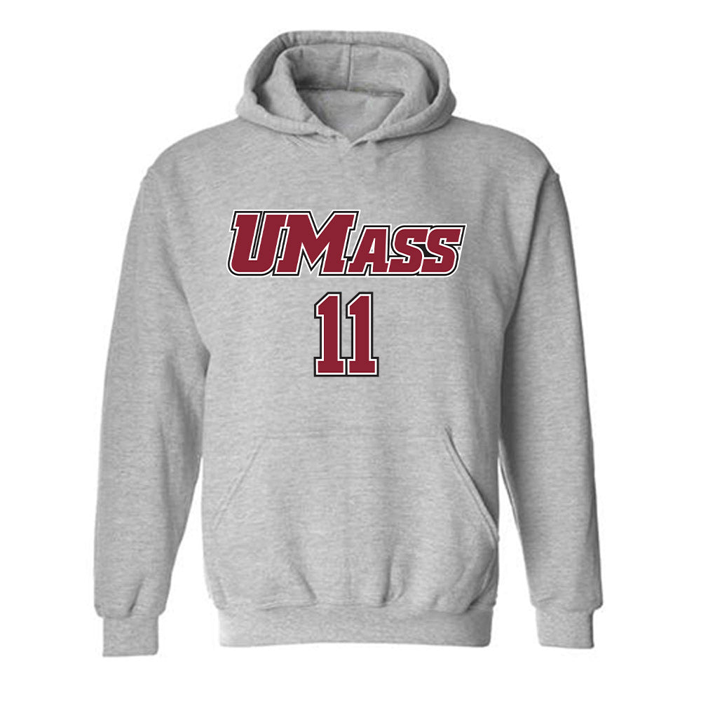 UMass - NCAA Softball : Brooke Moloney - Sports Shersey Hooded Sweatshirt-0