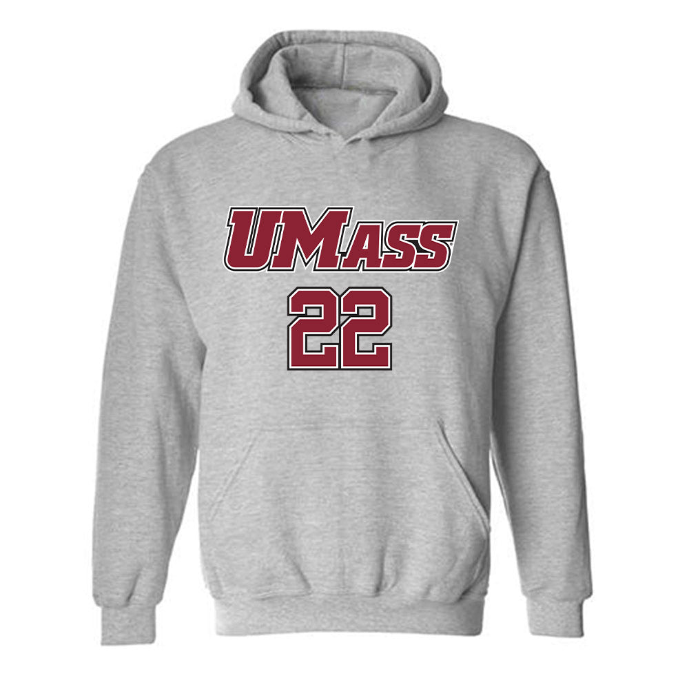 UMass - NCAA Softball : Natalee Horton - Sports Shersey Hooded Sweatshirt-0