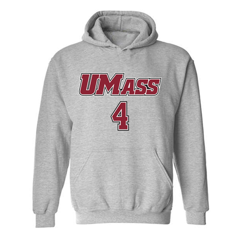 UMass - NCAA Softball : Lily Woodworth - Sports Shersey Hooded Sweatshirt-0