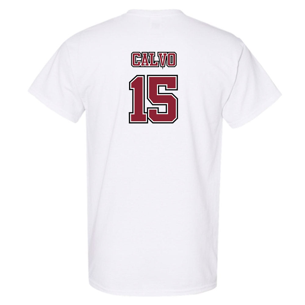 UMass - NCAA Men's Lacrosse : Michael Calvo - Sports Shersey T-Shirt-1