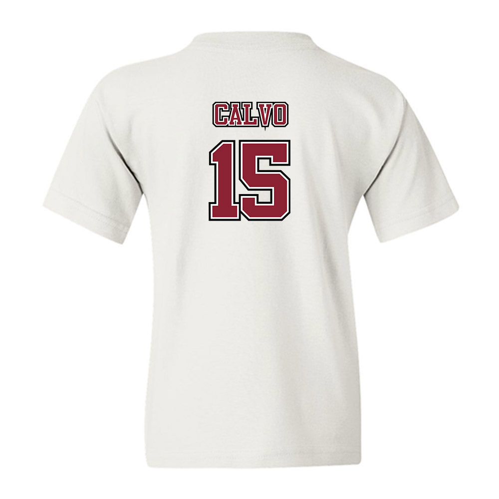 UMass - NCAA Men's Lacrosse : Michael Calvo - Sports Shersey Youth T-Shirt-1