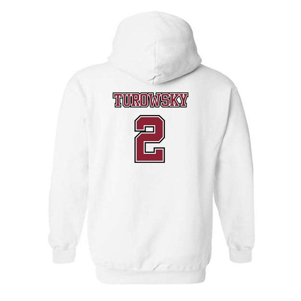 UMass - NCAA Men's Lacrosse : Jack Turowsky - Sports Shersey Hooded Sweatshirt-1