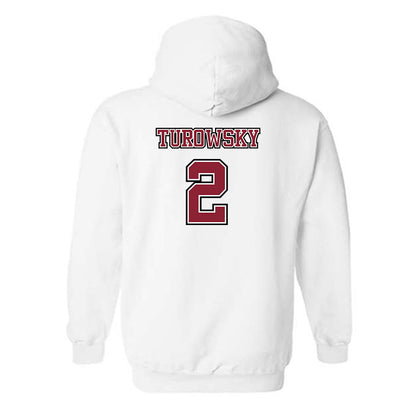 UMass - NCAA Men's Lacrosse : Jack Turowsky - Sports Shersey Hooded Sweatshirt-1