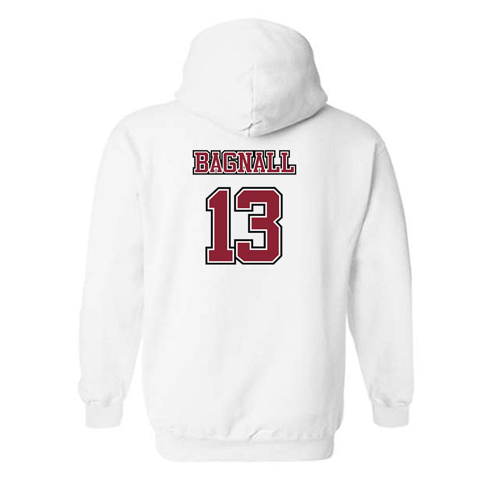UMass - NCAA Men's Lacrosse : Thomas Bagnall - Sports Shersey Hooded Sweatshirt-1