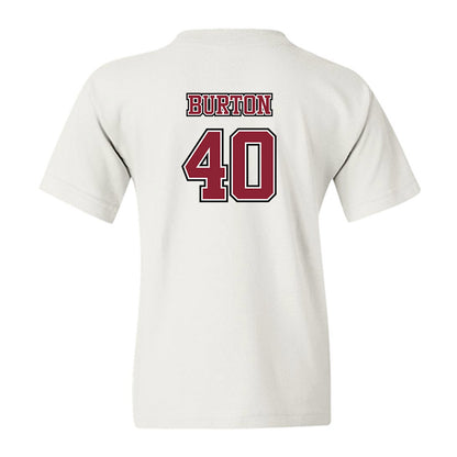UMass - NCAA Men's Lacrosse : Tyler Burton - Sports Shersey Youth T-Shirt-1