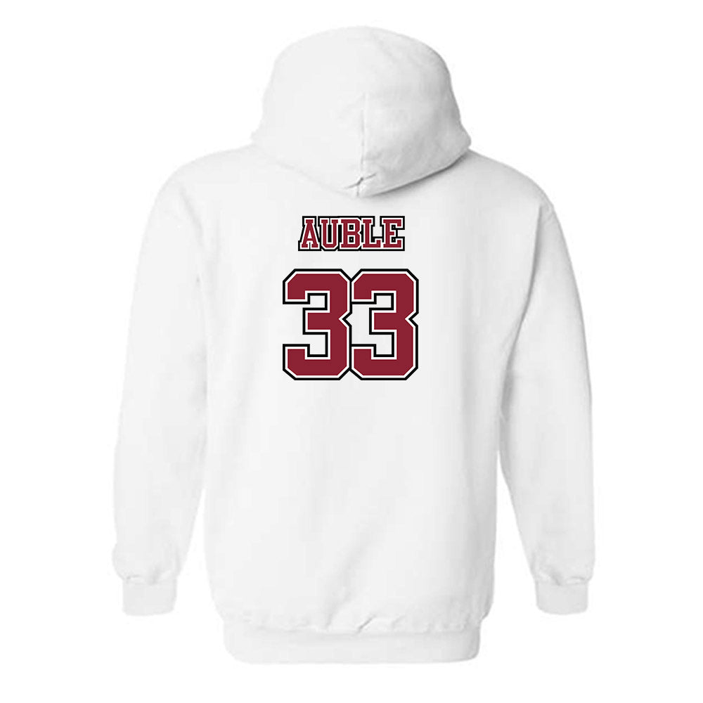 UMass - NCAA Men's Lacrosse : Zach Auble - Sports Shersey Hooded Sweatshirt-1