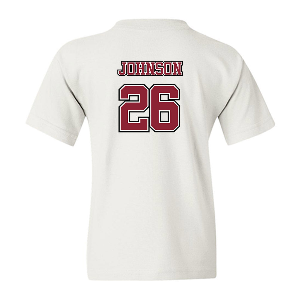 UMass - NCAA Men's Lacrosse : Dylan Johnson - Sports Shersey Youth T-Shirt-1