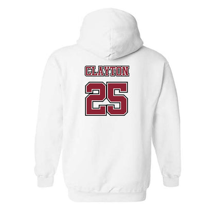UMass - NCAA Men's Lacrosse : Tyler Clayton - Sports Shersey Hooded Sweatshirt-1