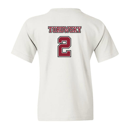 UMass - NCAA Men's Lacrosse : Jack Turowsky - Sports Shersey Youth T-Shirt-1