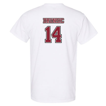 UMass - NCAA Men's Lacrosse : Aiden Drunsic - Sports Shersey T-Shirt-1