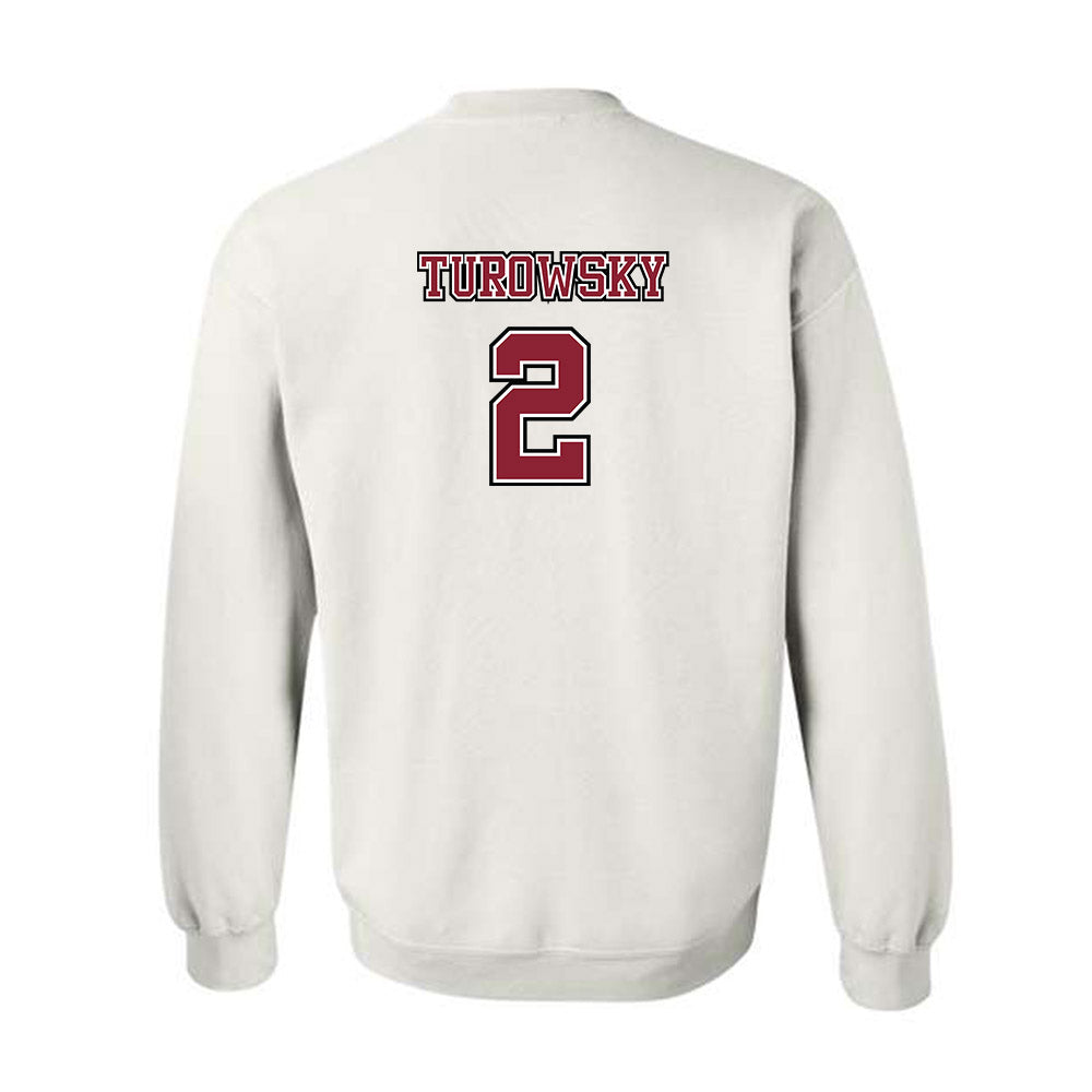 UMass - NCAA Men's Lacrosse : Jack Turowsky - Sports Shersey Crewneck Sweatshirt-1