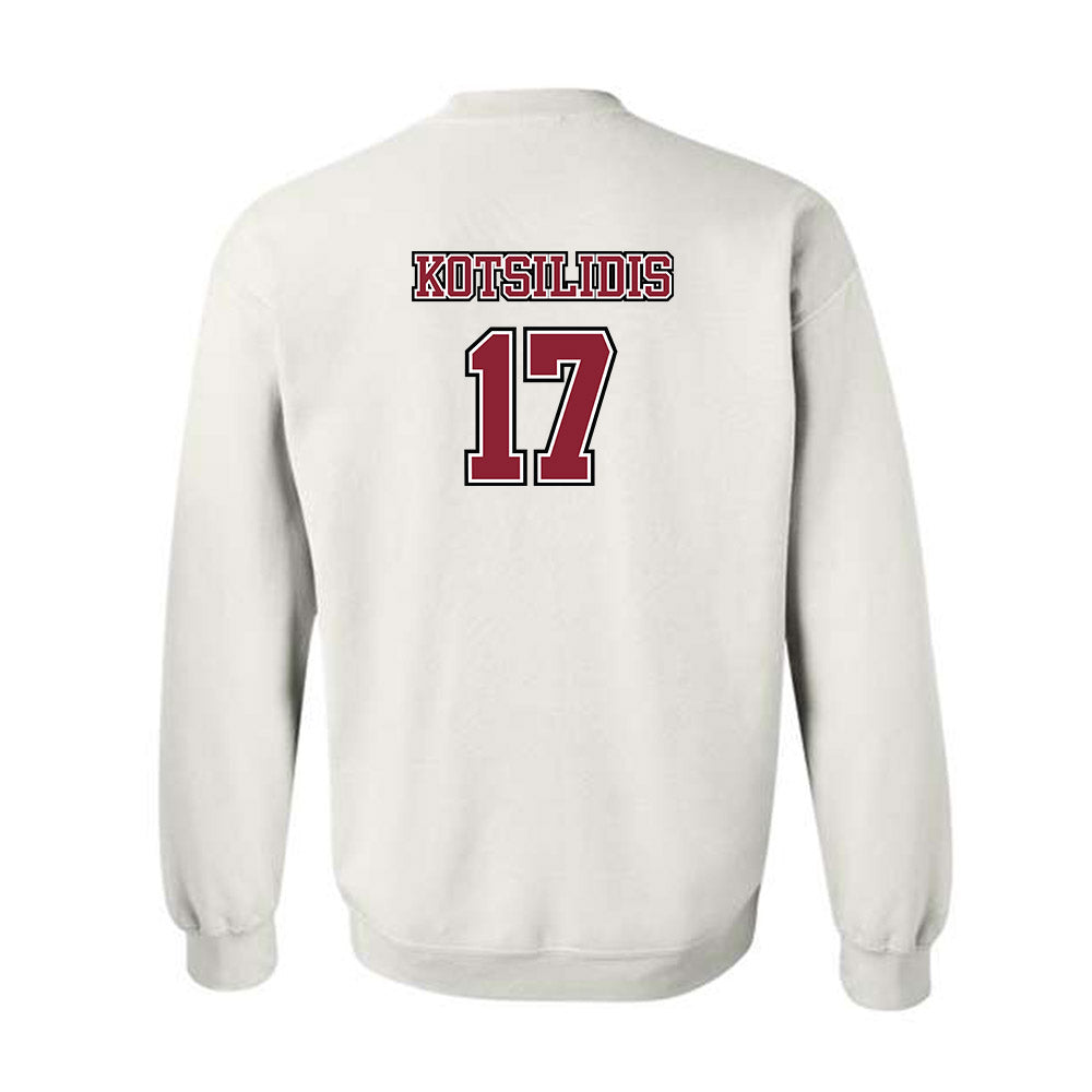 UMass - NCAA Men's Lacrosse : Max Kotsilidis - Sports Shersey Crewneck Sweatshirt-1