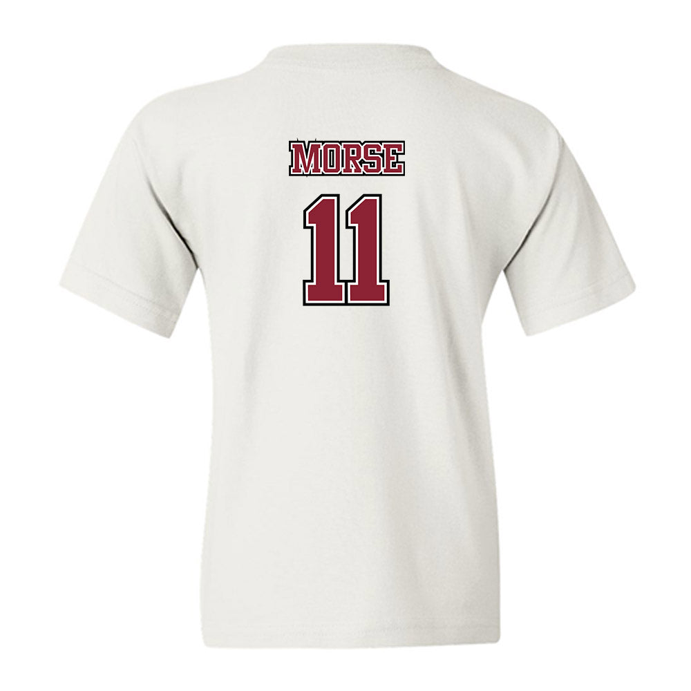 UMass - NCAA Men's Lacrosse : Will Morse - Sports Shersey Youth T-Shirt-1