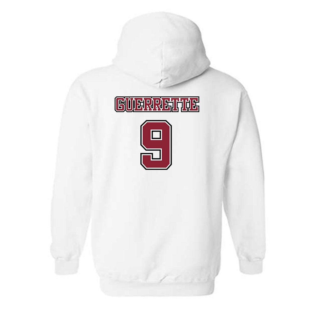 UMass - NCAA Men's Lacrosse : Joe Guerrette - Sports Shersey Hooded Sweatshirt-1
