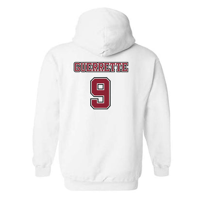 UMass - NCAA Men's Lacrosse : Joe Guerrette - Sports Shersey Hooded Sweatshirt-1