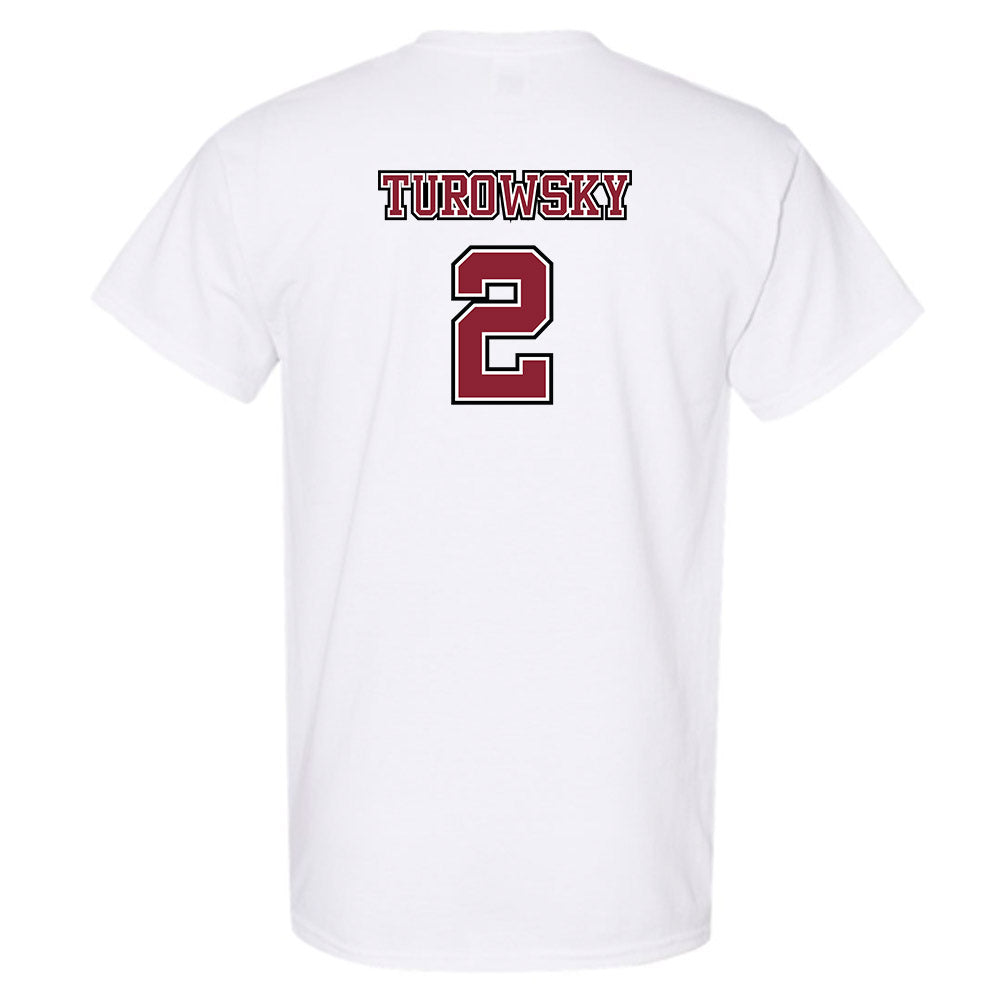 UMass - NCAA Men's Lacrosse : Jack Turowsky - Sports Shersey T-Shirt-1