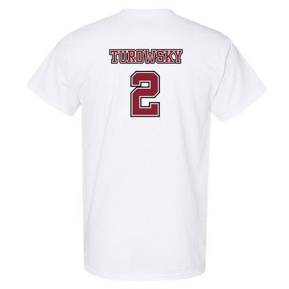 UMass - NCAA Men's Lacrosse : Jack Turowsky - Sports Shersey T-Shirt-1