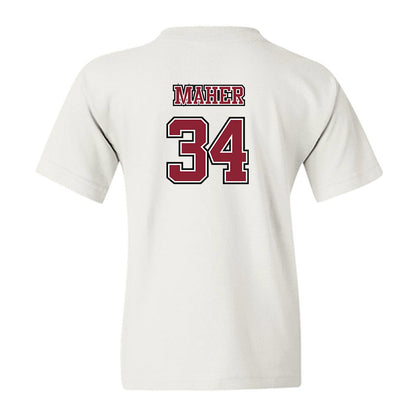 UMass - NCAA Men's Lacrosse : Liam Maher - Sports Shersey Youth T-Shirt-1