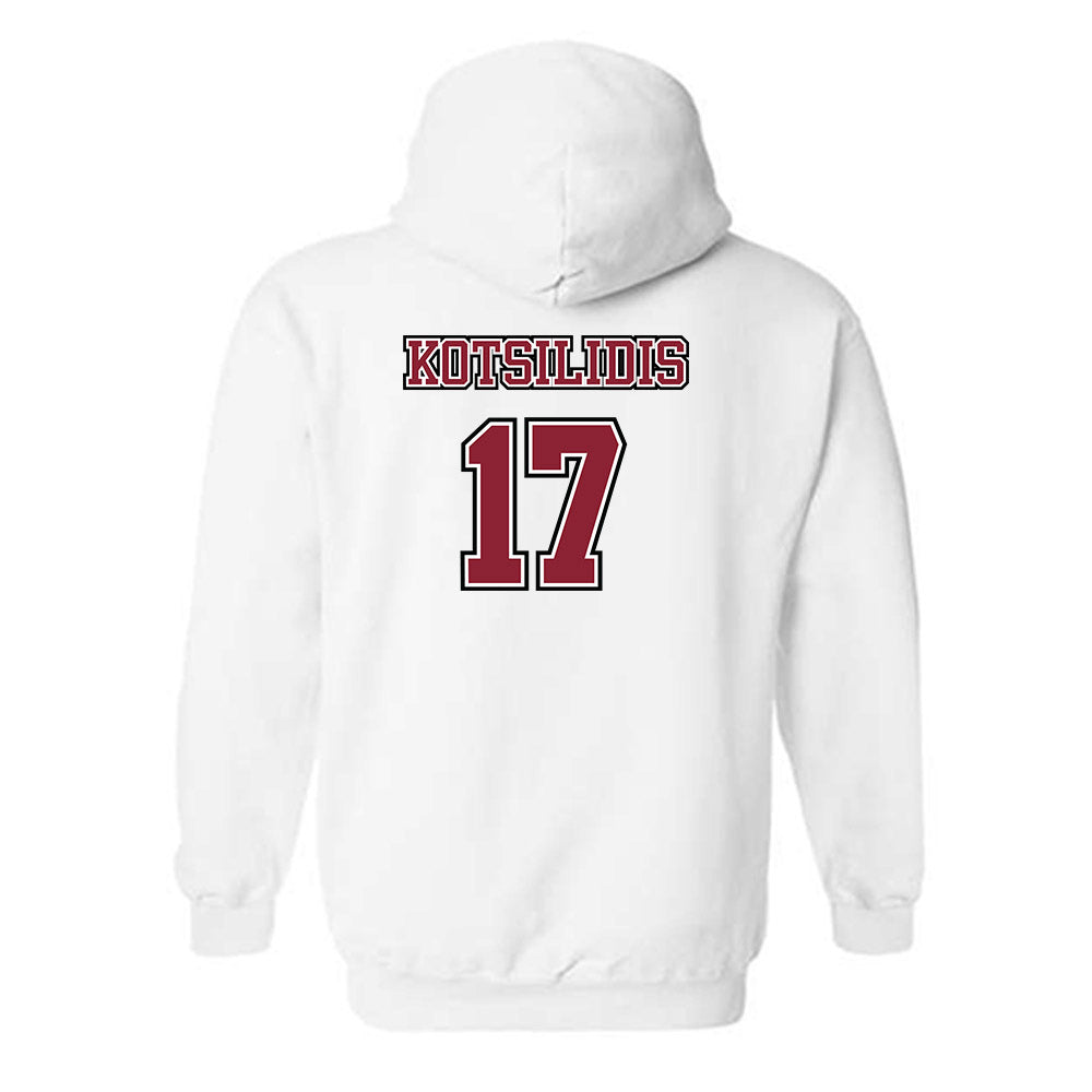 UMass - NCAA Men's Lacrosse : Max Kotsilidis - Sports Shersey Hooded Sweatshirt-1