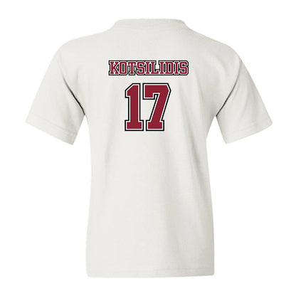 UMass - NCAA Men's Lacrosse : Max Kotsilidis - Sports Shersey Youth T-Shirt-1