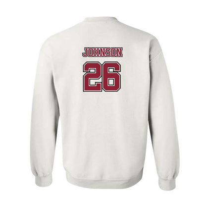 UMass - NCAA Men's Lacrosse : Dylan Johnson - Sports Shersey Crewneck Sweatshirt-1