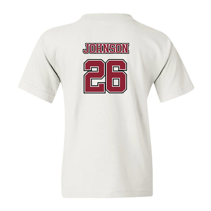 UMass - NCAA Men's Lacrosse : Dylan Johnson - Sports Shersey Youth T-Shirt-1
