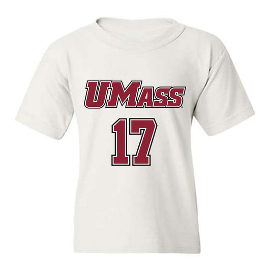 UMass - NCAA Men's Lacrosse : Max Kotsilidis - Sports Shersey Youth T-Shirt-0