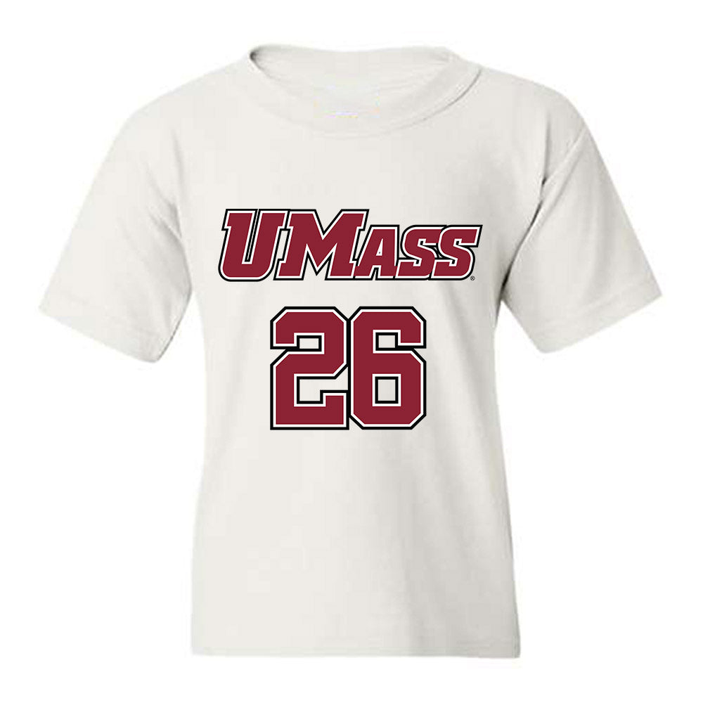 UMass - NCAA Men's Lacrosse : Dylan Johnson - Sports Shersey Youth T-Shirt-0